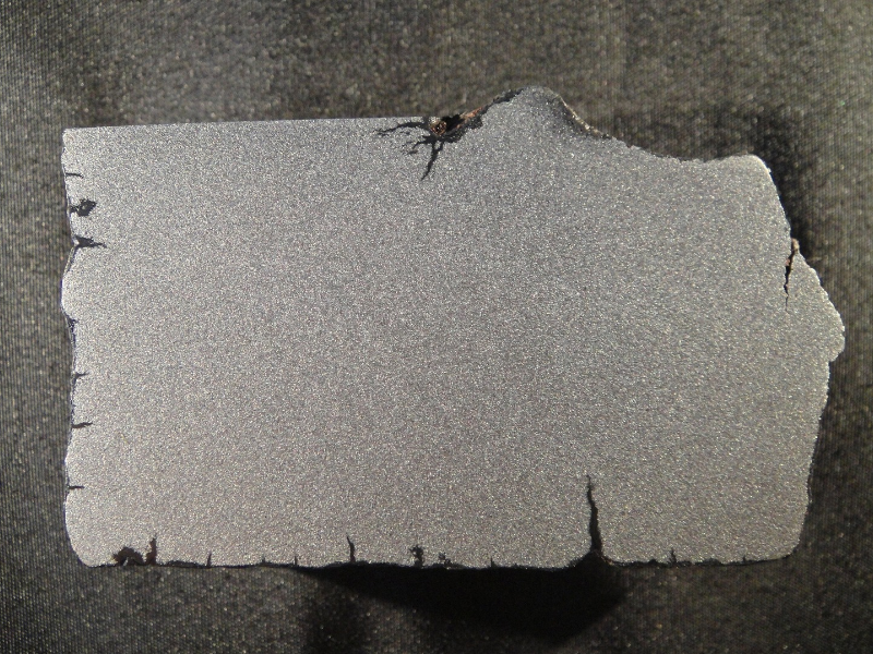 Flat casting product presenting several thermal fatigue cracks all thorugh the surfaces. 1" thicknes.