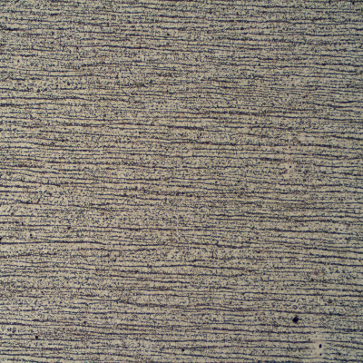 Ferritic perlitic microstructure, banded, in the center of the 5/8" thick C-Mn plate.  Refined Structure.