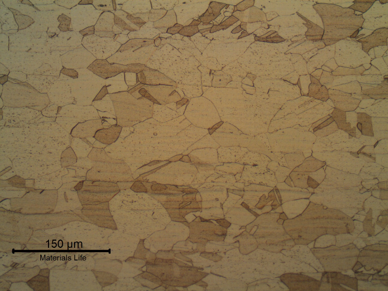 The material structure is monophasic.