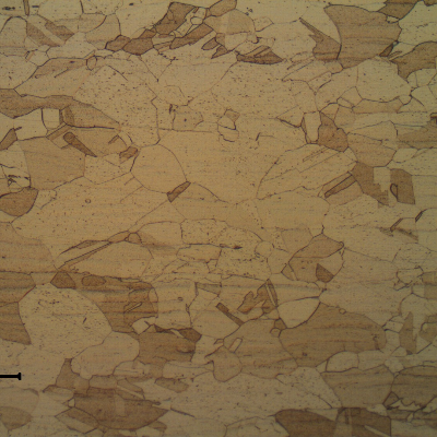 The material structure is monophasic.