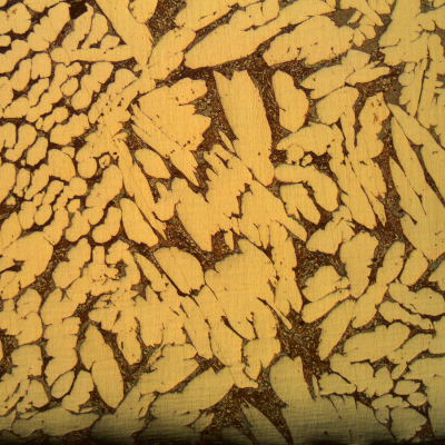 The micrography of the transverse section shows coarse grains and biphasic structure.  No diferentes close to the internal surface. Alpha grains and a lamellar eutectoid structure can be observed in the material.