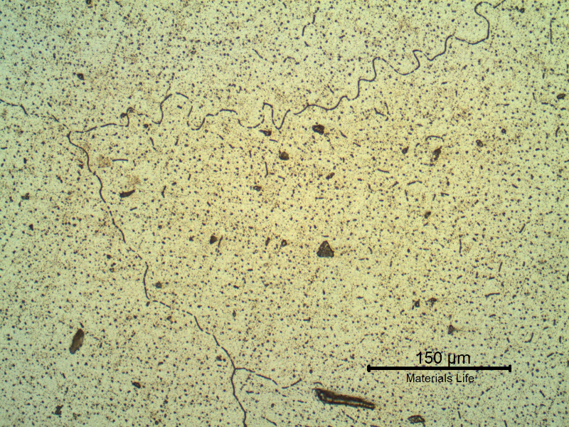 Weld metal structure.