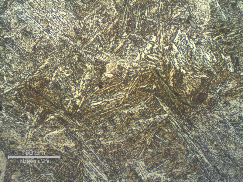 The HAZ presents microcracks at previous austenite grain boundaries.  These regions melted during welding and generated cracks associated to low melting temperature phases.