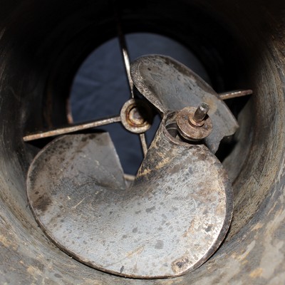 The titanium rotor blade of a flowmeter broke after two years in service in an acid environment, containing H2S.