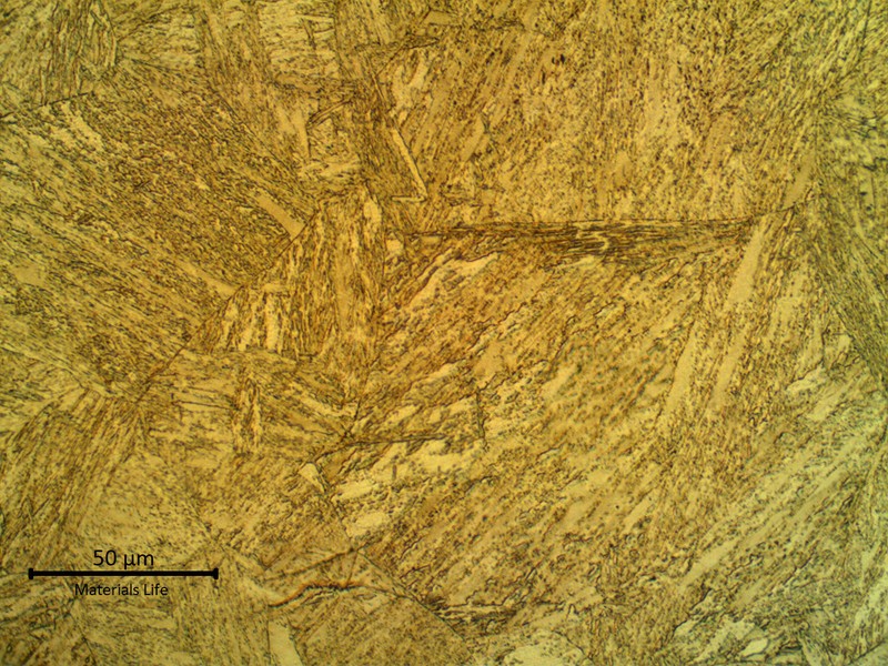 Grain coarsened martensitic heat affected zone. The hardness values about 270HV10 indicates that the joint was post welding heat treated (PWHT).